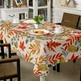 thumbnail image 6 of Spring Tablecloth Polyester Waterproof Stain Wrinkle Free,Colorful Table Cover for Home Kitchen Dining Party (Fall 4, 60 X 84,Rectangle), 6 of 6