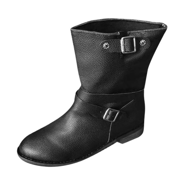 HBFAGFB Bottines pour Femmes Mode Rétro Chaussures d'Automne Bottes Respirantes Polyvalentes Usage Quotidien Noir Taille 39