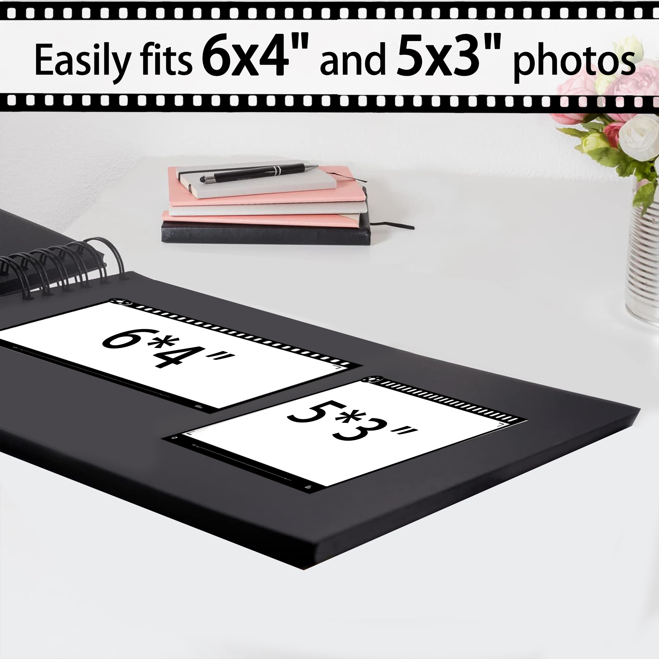 Yalumo 80-Page Scrapbook Album 11.3 x 8.5 Inch photo 7