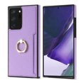 thumbnail image 6 of Nalacover for Samsung Galaxy Note 20 Ultra Wallet with Card Holder Slot, 360°Rotation Ring Holder Kickstand Cover for Men Women Protective Premium PU Leather Shockproof Cover, Purple, 6 of 6