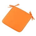 thumbnail image 3 of Cojín de asiento Zulema Cojines de asiento con correas Naranja 40x40cm, 3 of 8
