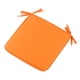 thumbnail image 3 of Cojín cuadrado acolchado para silla, suave, con correas, 40 x 40 cm, para cafetería en casa. naranja, 3 of 9