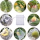 thumbnail image 4 of Scienceny 50 Uds. Bolsa de malla ligera y duradera de tela para frutas con cierre de cordón bolsa de protección de frutas bolsa a prueba de Jardín y Patio blanco 10*12 CM, 4 of 6