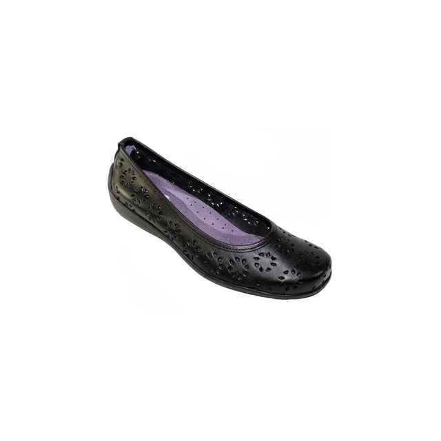 FLATS BALERINA JULIO DE MUCHA MUJER DAMA NEGRO PIEL 903