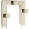 thumbnail image 4 of Global Industrial 16 Person Locker, 12x18x12, Unassembled, Tan, 4 of 4