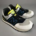 thumbnail image 1 of New Balance ML574DNI Rugged Black Helium size 10.5 Good Condition Sneaker Shoe, 1 of 6