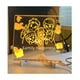 thumbnail image 3 of Lámpara de noche acrílica luminosa, transparente, para escritorio, lámpara de bricolaje escrita a mano, mensaje pintado, luz de noche, 3 of 5