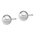 thumbnail image 5 of 925 Sterling Silver RH-pl 8-9mm Wht/Grey Imitation Shell Pearl 3 Earring Set; for Adults and Teens; for Women and Men, 5 of 7