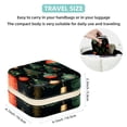 thumbnail image 5 of Christmas Tree Travel Portable Square Jewelry Stand with Box, Display, and Bracelet Holder - Ideal for Rings, Earrings, Necklaces, and More - Suitable for Girls and Women, 5 of 6