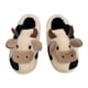 thumbnail image 1 of Lindas zapatillas de vaca peludas con forma de animal, cómodos y cálidos zapatos de algodón, zapatillas sin cordones para mujeres y niñas de invierno (M) brillar Electrónica, 1 of 5