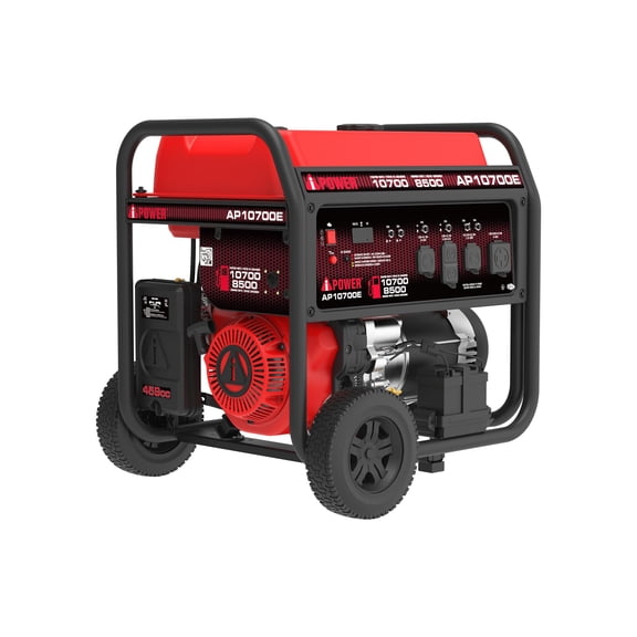 A-iPower 10700-Watt Electric Start Gas Powered Portable Generator with CO Sensor