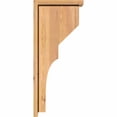 thumbnail image 3 of 5 1/2"W x 12"D x 28"H Monterey Smooth Corbel w/Backplate, Western Red Cedar, 3 of 9