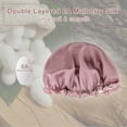thumbnail image 2 of Unique Bargains Sleep Caps with Adjustable Elastic Bands 1 Pc Pink L, 2 of 7