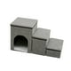 thumbnail image 3 of Escaleras plegables para mascotas, camas altas, rampas para perros, escalones multifuncionales para la cama de tu perro. Gris, 3 of 9