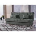thumbnail image 5 of Ottomanson 75" Convertible Sofa Couch for Living Room, Chenille Modern Sofa Bed with Storage, Green, 5 of 5