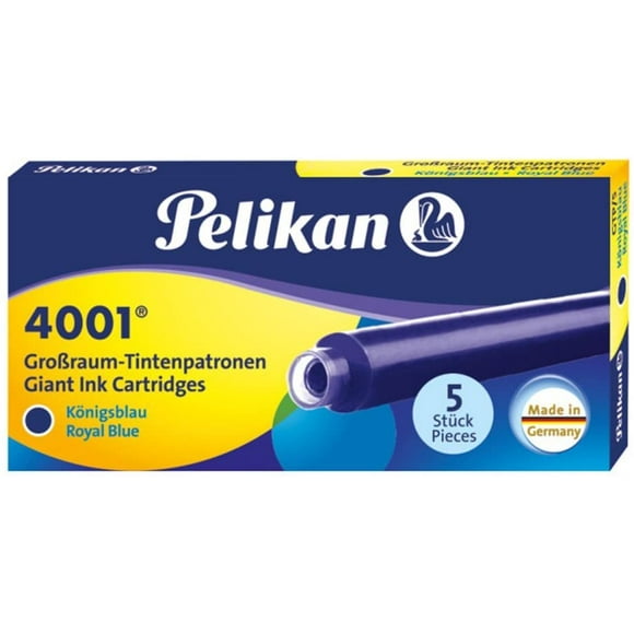 Pelikan Recharge de Cartouche d'Encre 5-Pack - Bleu
