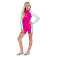 thumbnail image 3 of SunBusters Girls L/S Rash Guard(UPF 50+), Poppy, 11/12 yrs, 3 of 3