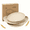 Beige[4PCS], variant on Bxaolu 4 PCS Wheat Straw Plates, 5.9 Inch Reusable Plastic Unbreakable Dinner Plates for Kitchen, Dishwasher & Microwave Safe (Beige)
