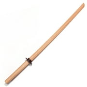 E-BOGU Natural Oak Groove Bokken (39) with Sheath | Wooden Sword for Training | Martial Arts Equipment