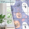 thumbnail image 4 of Yayeee Window Curtains Light Filtering 63"x42" Grommet Panel Pair Home Living Room Decor, Blue Cute Halloween, 4 of 7