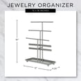 thumbnail image 3 of Organizador de Arete de Alambre de Metal, Torre o Soporte con charola, Jewelry Tower, Bronce, Jewelry Tower, 1, 3 of 9
