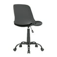 thumbnail image 3 of Studio Designs Folding Back (Space Saving) Modern Swivel Office Task Chair with Height Adjustable Seat, Black, 3 of 17