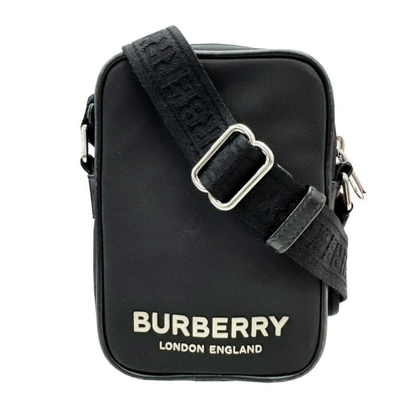 Pre-Owned BURBERRY Shoulder Bag Nylon Black Men's Women's (Good)