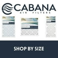 thumbnail image 6 of Cabana Air Filters 6 Pack HVAC Furnace Filter, MERV 8, 20 x 30 x 1, White, 6 of 11