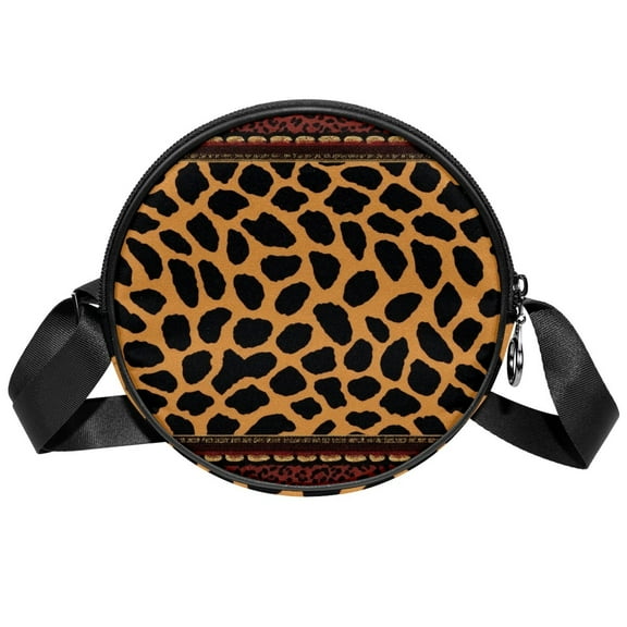 ERJLKXP Fashion Leopard Print Small Crossbody Bags for Women,Casual Travel Sling Bag,Over the Shoulder Cross Body Purses