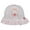 White, variant on Wear Sierra Love Rain Infant Girl Maxi Hat, Rainbow Print, Soft Fabric, Red, One Size