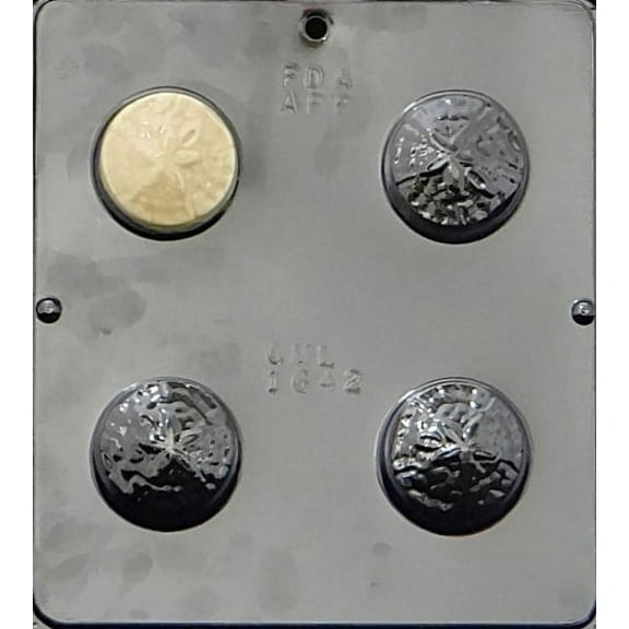 1642  Sand Dollar Oreo Cookie Chocolate Candy Mold