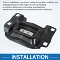 thumbnail image 5 of Unique Bargains Engine Motor Mount No.BBR339070A Manual Transmission Mount for Mazda 3 2010-2013 Metal, 5 of 6