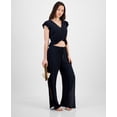 thumbnail image 4 of Miken BLACK Juniors' Ruffled Cover-up Top, US X-Small, 4 of 4