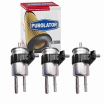 3 pc Purolator F65376 Fuel Filters for 043-1046 1F20-13-470 1L5E-9155-BA 23409 2L5Z-9155-AA 33409 33652 3409 46409 73652 86409 86652 95652 ALG-4685 BF7710 BF7765 F65376P FF5661 FG-1071 FG1071