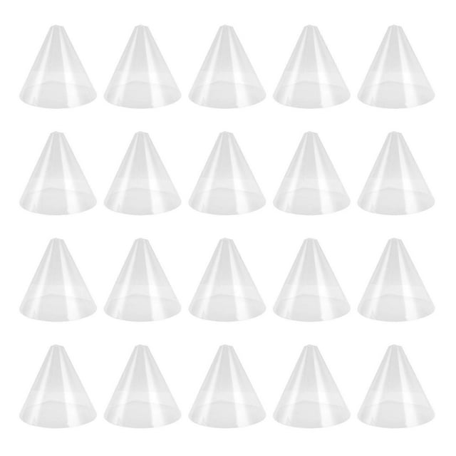20 Pcs Reusable Cone Shaped Plant Covers, PET Plant Covers for Protecting Plants from Animals, Frost and Weather, for Garden