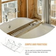 thumbnail image 4 of OULII Plateau de Douche Argenté Réglable pour le Bain 1Ensemble, 4 of 7