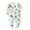 White, variant on Cute Bodysuits For Baby Toddler Boys Girls Cotton Cartoon Print Rompers Footed Pajamas Zipper Long Sleeve Sleeper Jumpsuit ,12M(9-12 Months),Blue