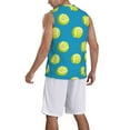 thumbnail image 2 of Pofeuu Ball Tennis Print Basketball Jersey, Shirts for Men Youth Basketball Jersey Crew Neck-Medium, 2 of 6
