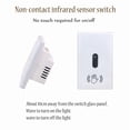 thumbnail image 2 of 3X Smart Light Switch Wall Light Switch Wave Infrared Sensor No Need Touch Electrical Power on Off US Plug, 2 of 7