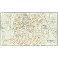 thumbnail image 2 of Baedeker 14x10 White Modern Wood Framed Museum Art Print Titled - Darmstadt Germany - Baedeker 1914, 2 of 4