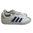 thumbnail image 1 of Adi-das Original VL Court 3.0 Grand Skateboard Sneaker Men 13 White Suede ID6287, 1 of 6