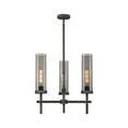 thumbnail image 4 of Innovations Lighting  Lincoln - 3 Light 12" Stem Hung Pendant Weathered Zinc/Clear, 4 of 5