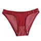 thumbnail image 4 of Ropa Interior Sexy Gibobby para Mujer Calzoncillos Color Sólido Vino L, 4 of 5