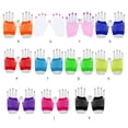 thumbnail image 4 of sweethay Guantes sin dedos para mujer Accesorios Emo Decoración Agujeros para los pulgares Buena elasticidad Suministros para el hogar Clima Type3 NO3, 4 of 6