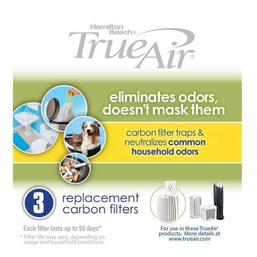 Hamilton Beach 04230G True Air Replacement Filter, 3Pack