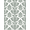 Green Gray, Pattern 1, variant on ODIKA 8'x10' Washable Area Rug Grey Vintage Cottagecore Symmetrical Motif Delicate Ivory Woodland for King Size Bedroom Under Bed, Master Suite, Non-Shedding, Easy Care