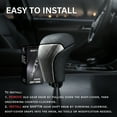 thumbnail image 4 of SHIFTIN Gray Carbon Leather Gear Shift Knob for Toyota Highlander 14-19 Tacoma 16-23 TRD, 4 of 11
