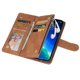 thumbnail image 4 of Compatible with iPhone 13 Pro Max Premium PU Leather Magnetic Handbag Zipper Pocket Card Slots Case, 4 of 5