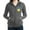 Charcoal Heather, variant on CafePress - Stand With Ukraine Sweatshirt - Women's Zip Hoodie