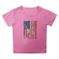 thumbnail image 4 of Taqqpue Toddler Kids American Flag Shirt 4th of July T Shirt Casual Cotton Short Sleeve Patriotic Tees for Girls Boys 2-13 Years, 4 of 4